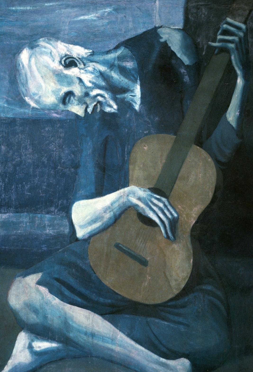 Pablo Picasso The Old Guitarist 1903